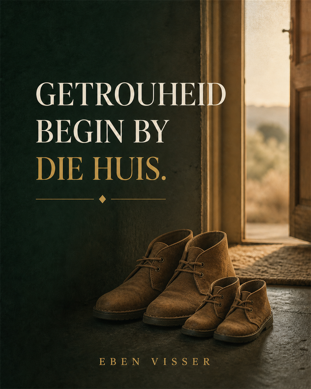 Getrouheid begin by die huis
